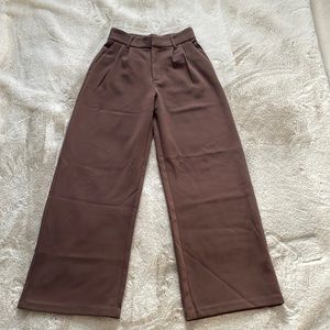 Abercrombie & Fitch Tailored Wide Leg Pants